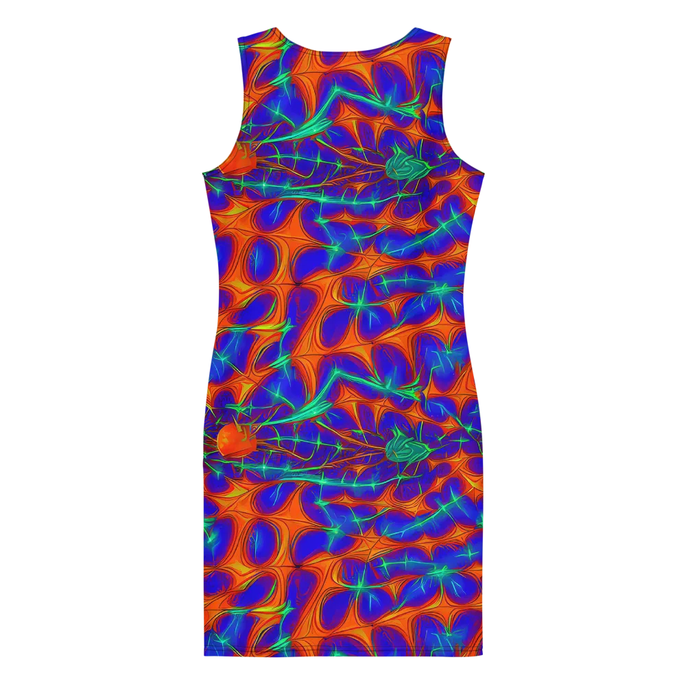Nebula Tides on Bodycon Dress — Back