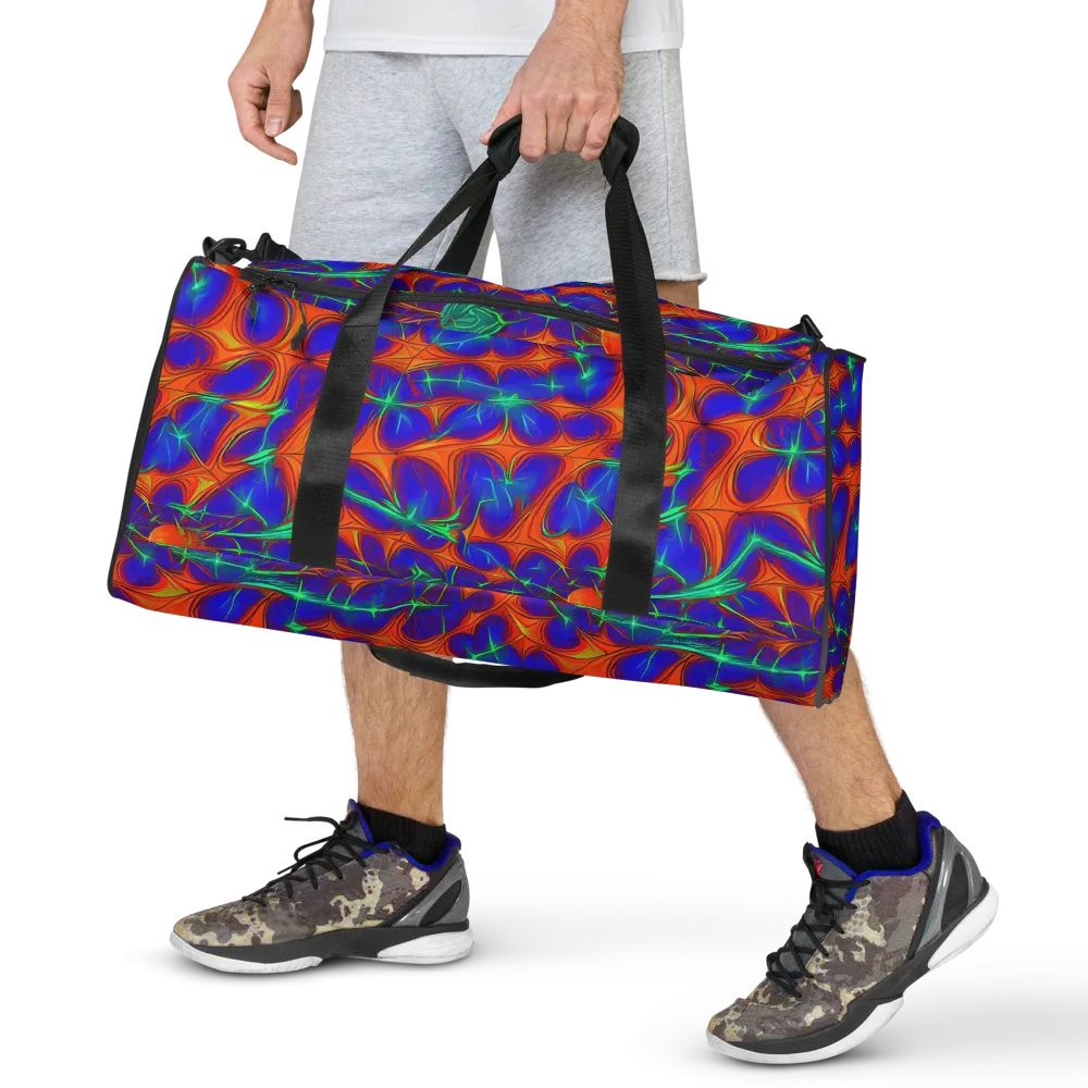 Nebula Tides on Duffle Bag — Front