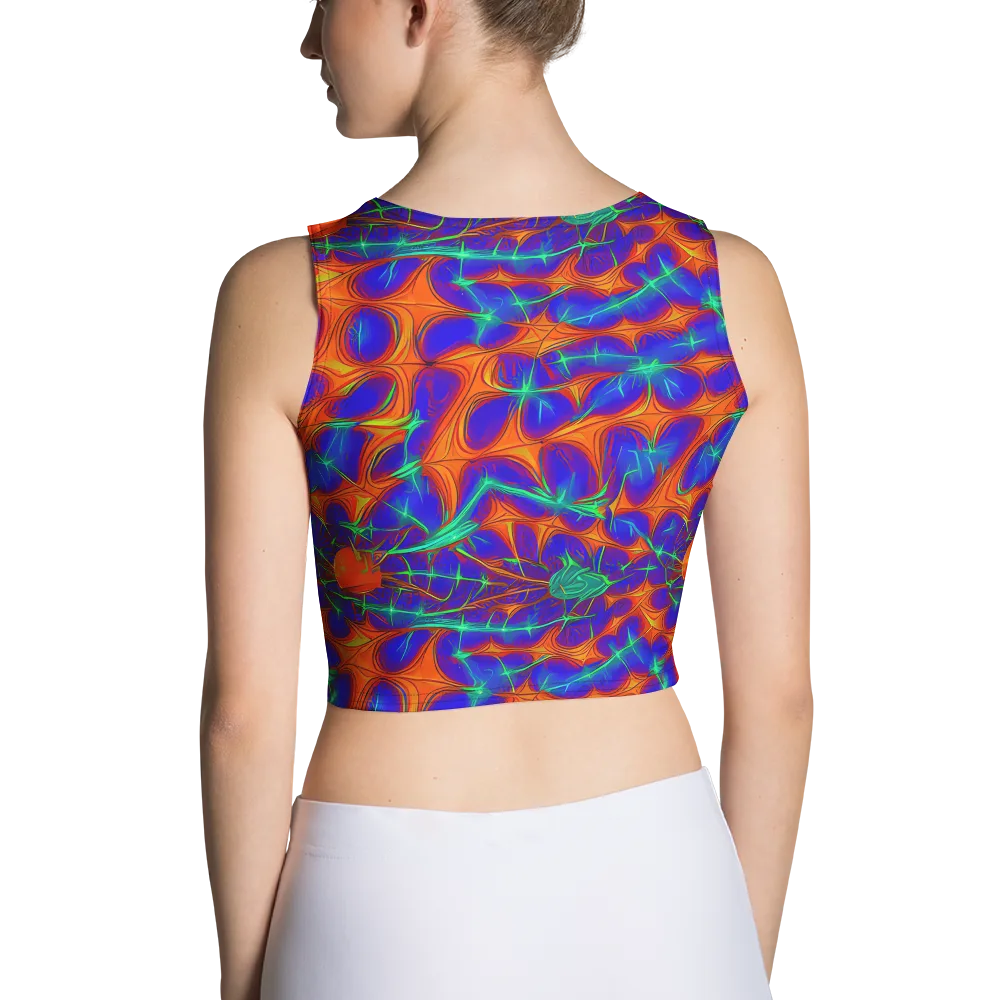 Nebula Tides on Crop Top — Back