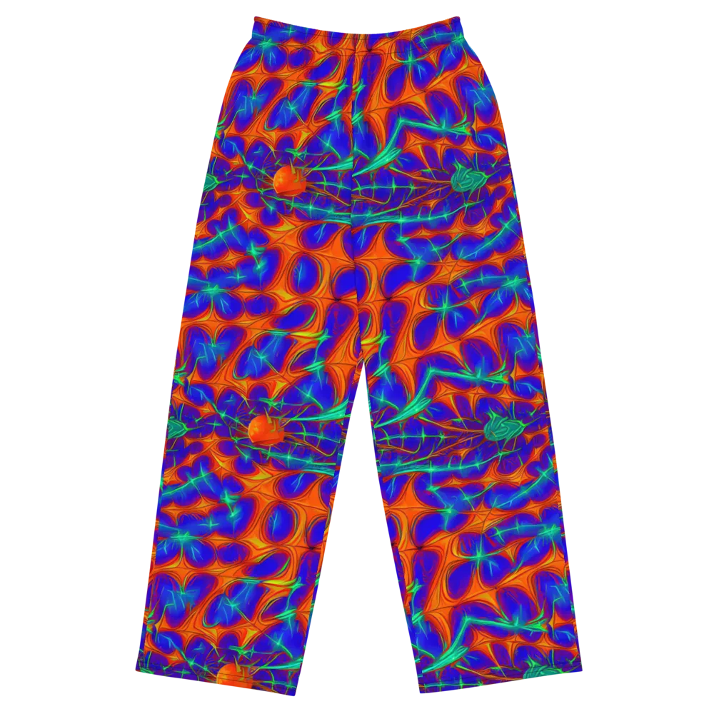 Nebula Tides on Wide-Leg Pants — Front
