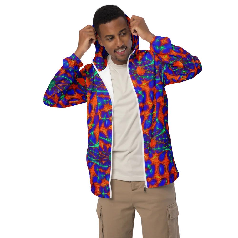 Nebula Tides on Men's Windbreaker — Front