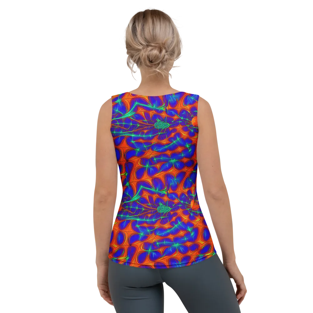 Nebula Tides on Women's Tank Top — Back