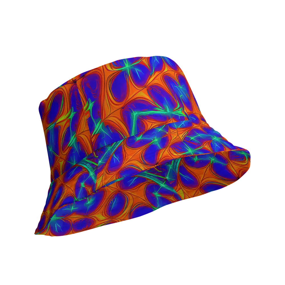 Nebula Tides on Reversible Bucket Hat — Product details Outside