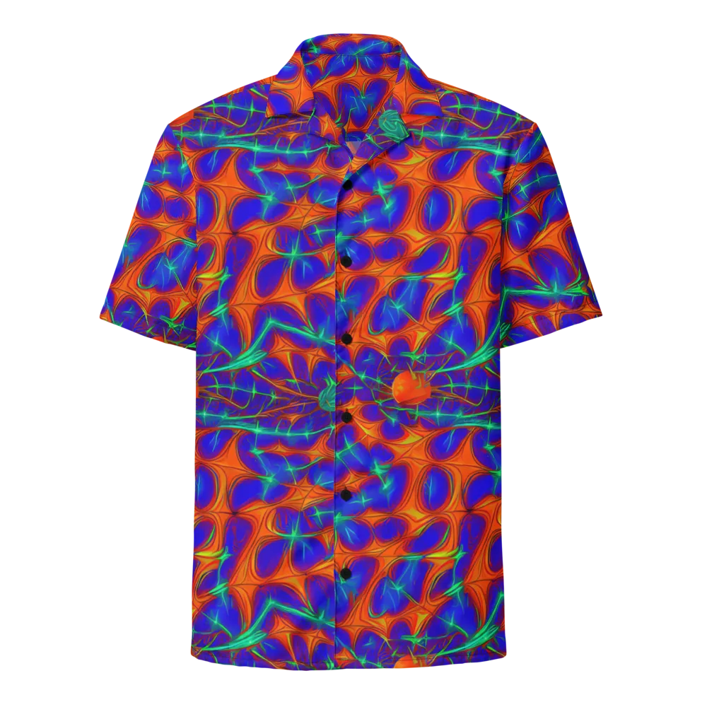 Nebula Tides on Button Shirt — Front