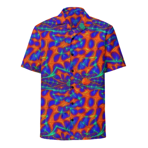Nebula Tides on a Button Shirt