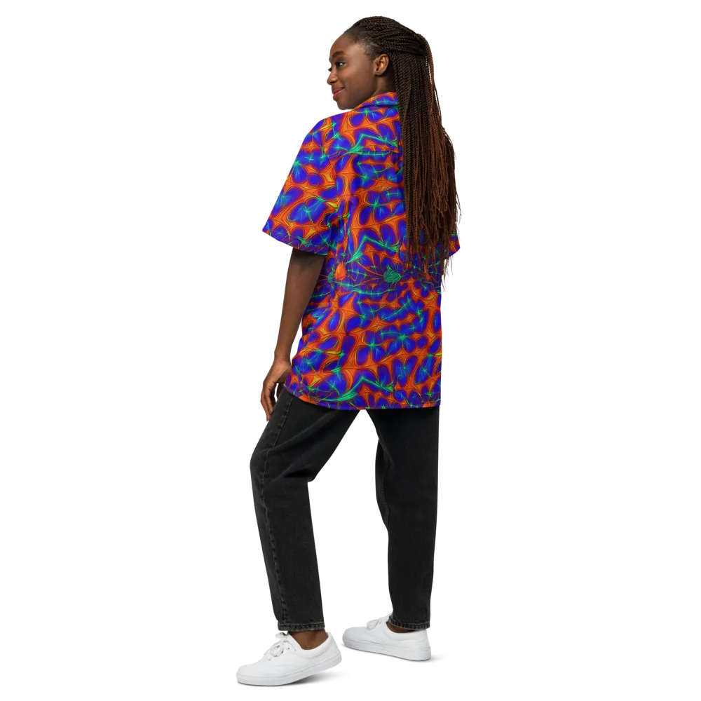 Nebula Tides on Button Shirt — Back