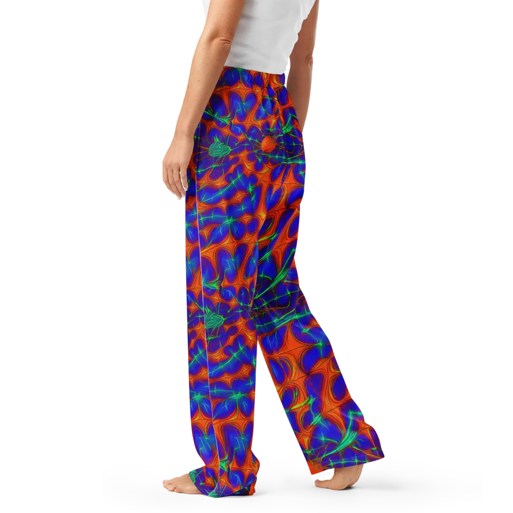 Nebula Tides on Women's Pajama Pants — Left