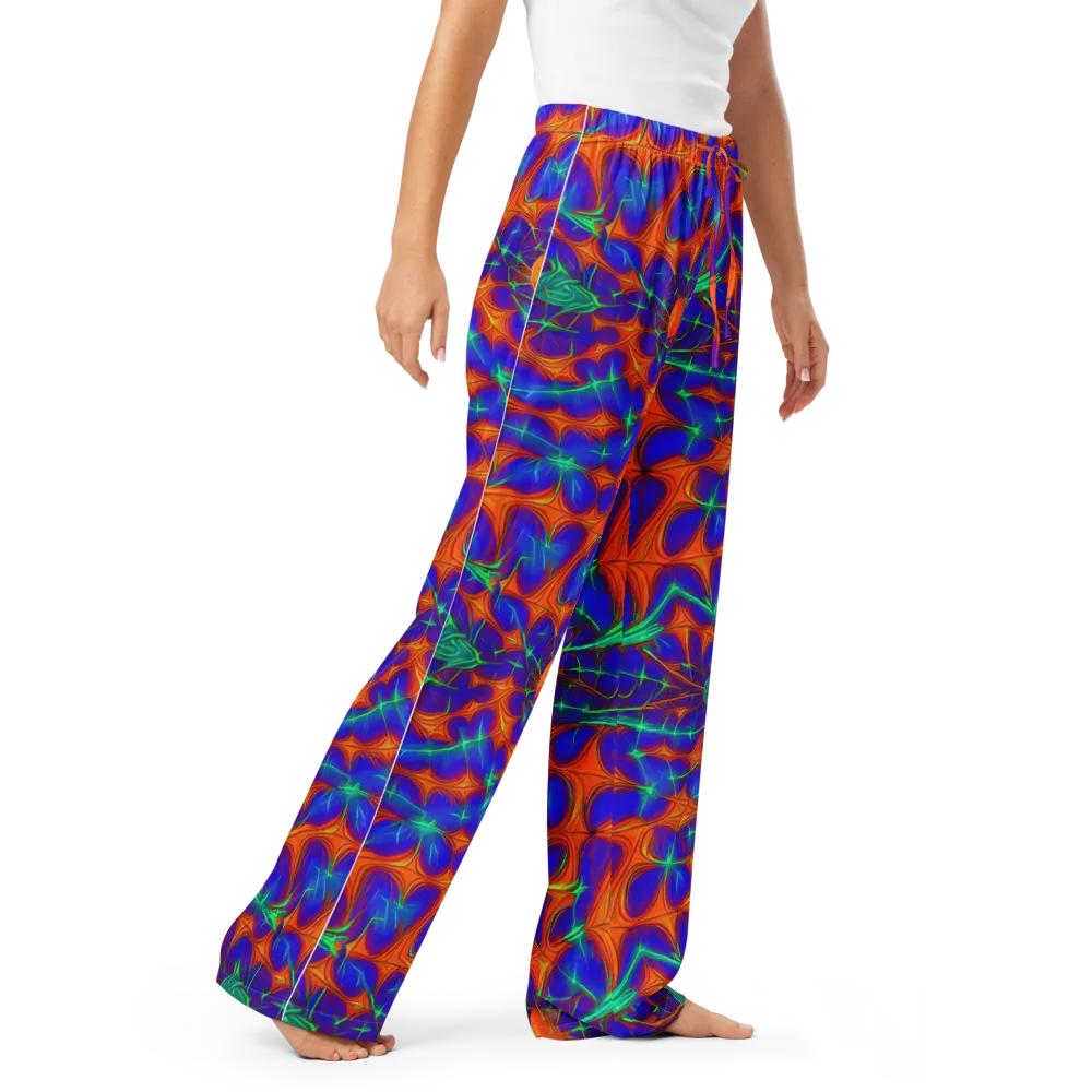 Nebula Tides on Women's Pajama Pants — Right Front