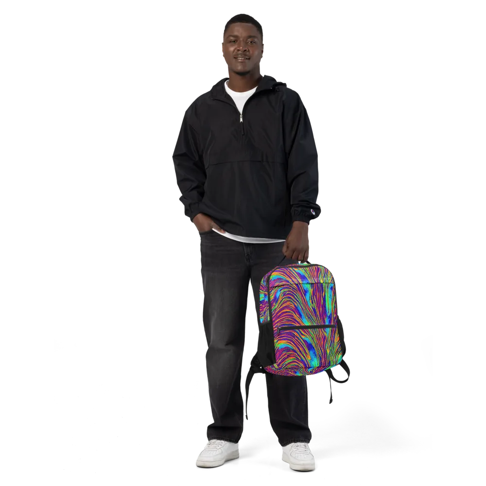 Lux Waves on Utility Backpack — Front