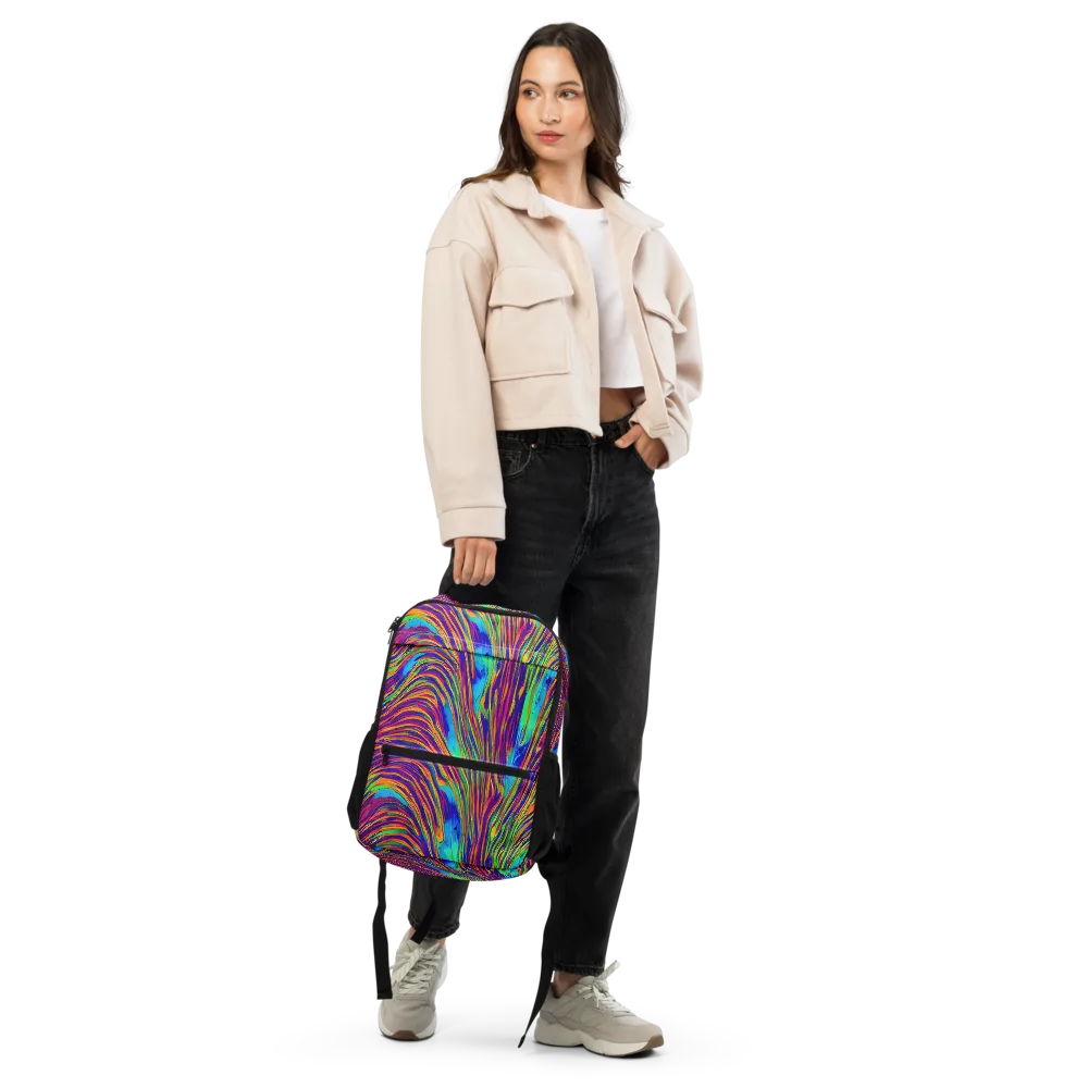 Lux Waves on Utility Backpack — Front