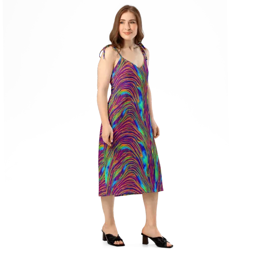 Lux Waves on a Slip Dress
