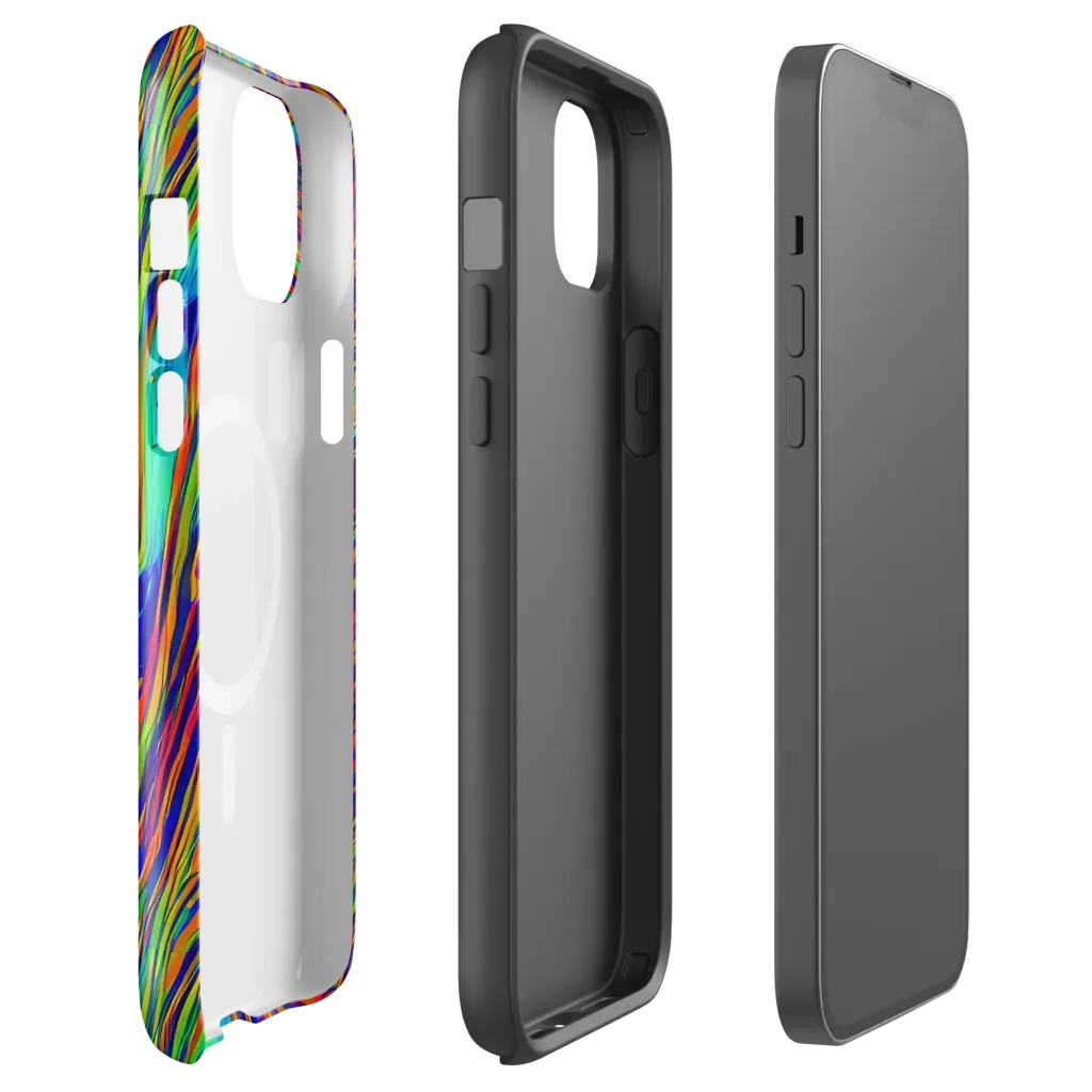 Lux Waves on MagSafe Tough Case for iPhone® — Front