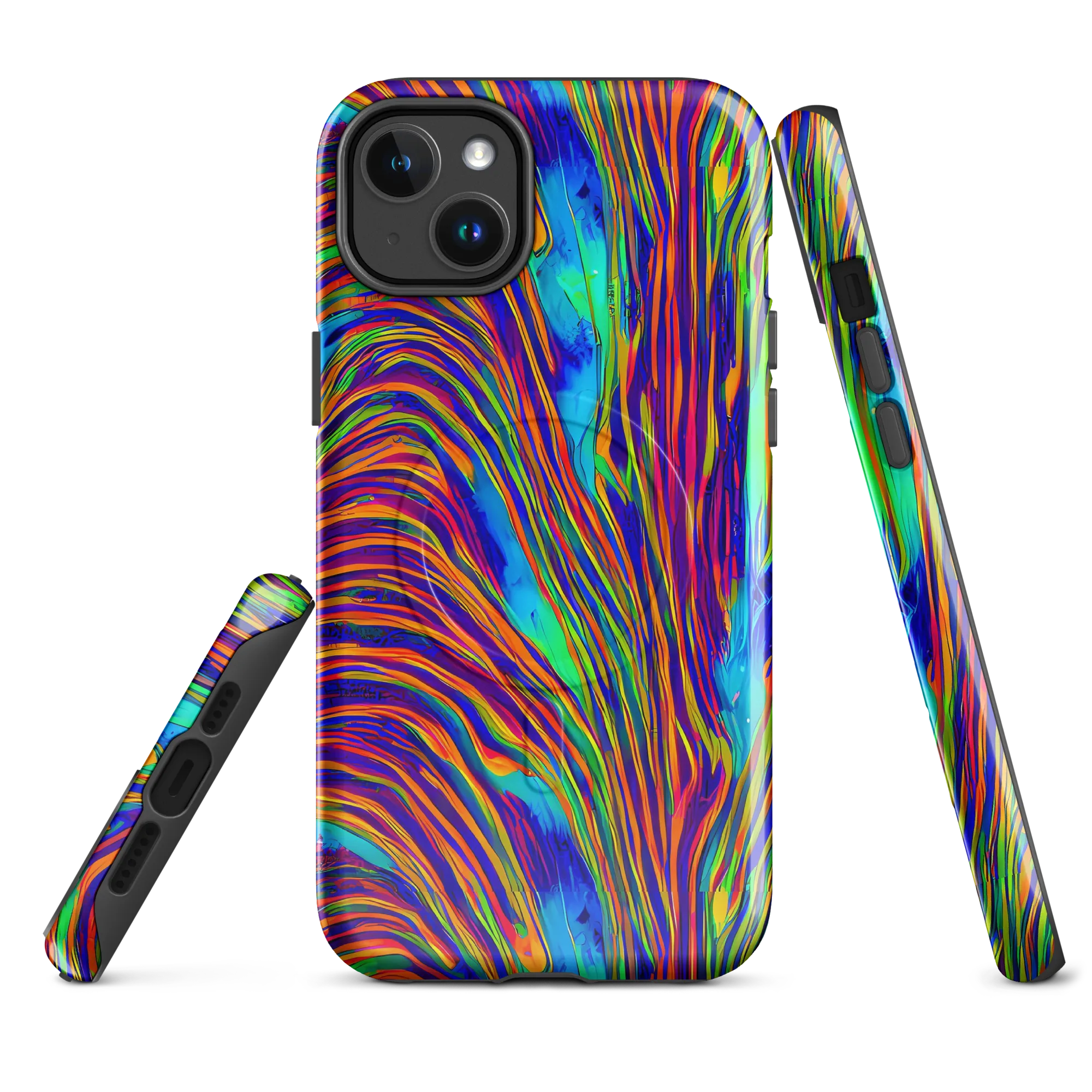 Lux Waves on MagSafe Tough Case for iPhone® — Front