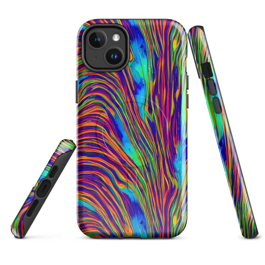 Lux Waves on MagSafe Tough Case for iPhone® — Front