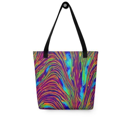 Lux Waves on a Tote Bag