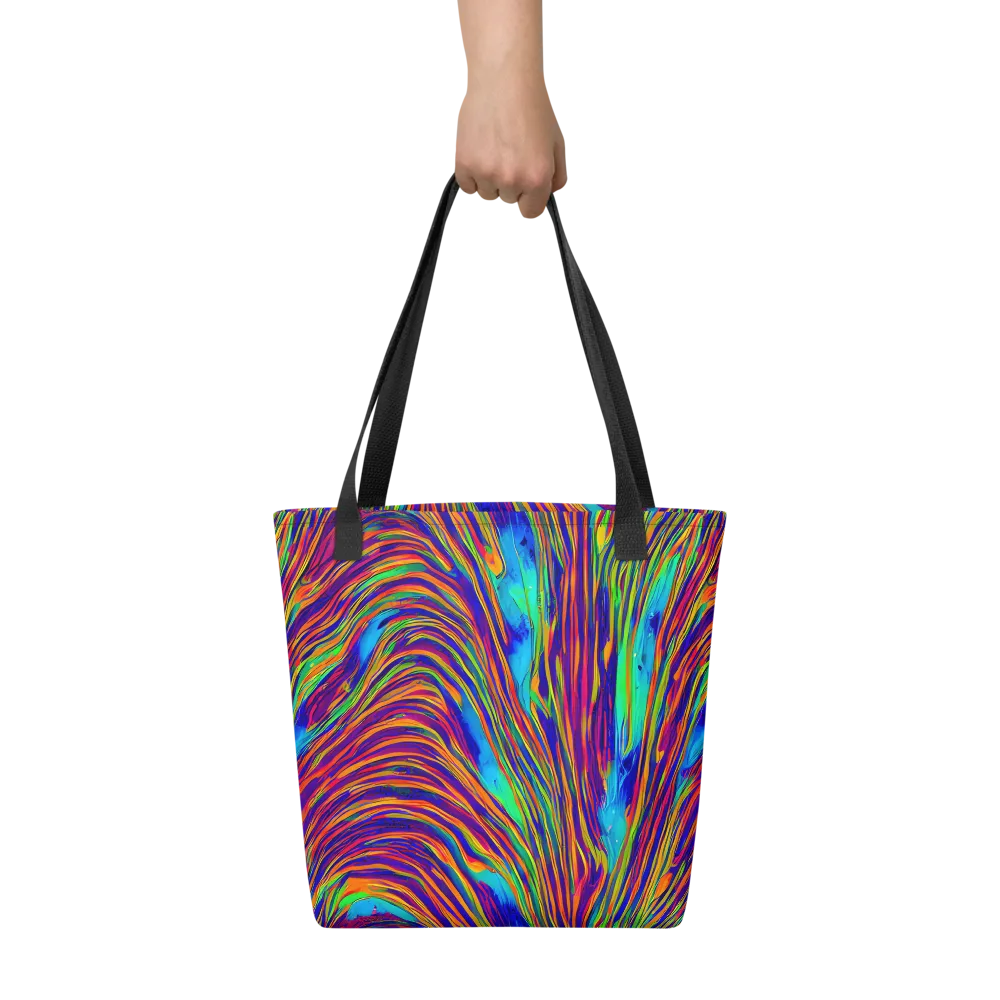 Lux Waves on Tote Bag — Front