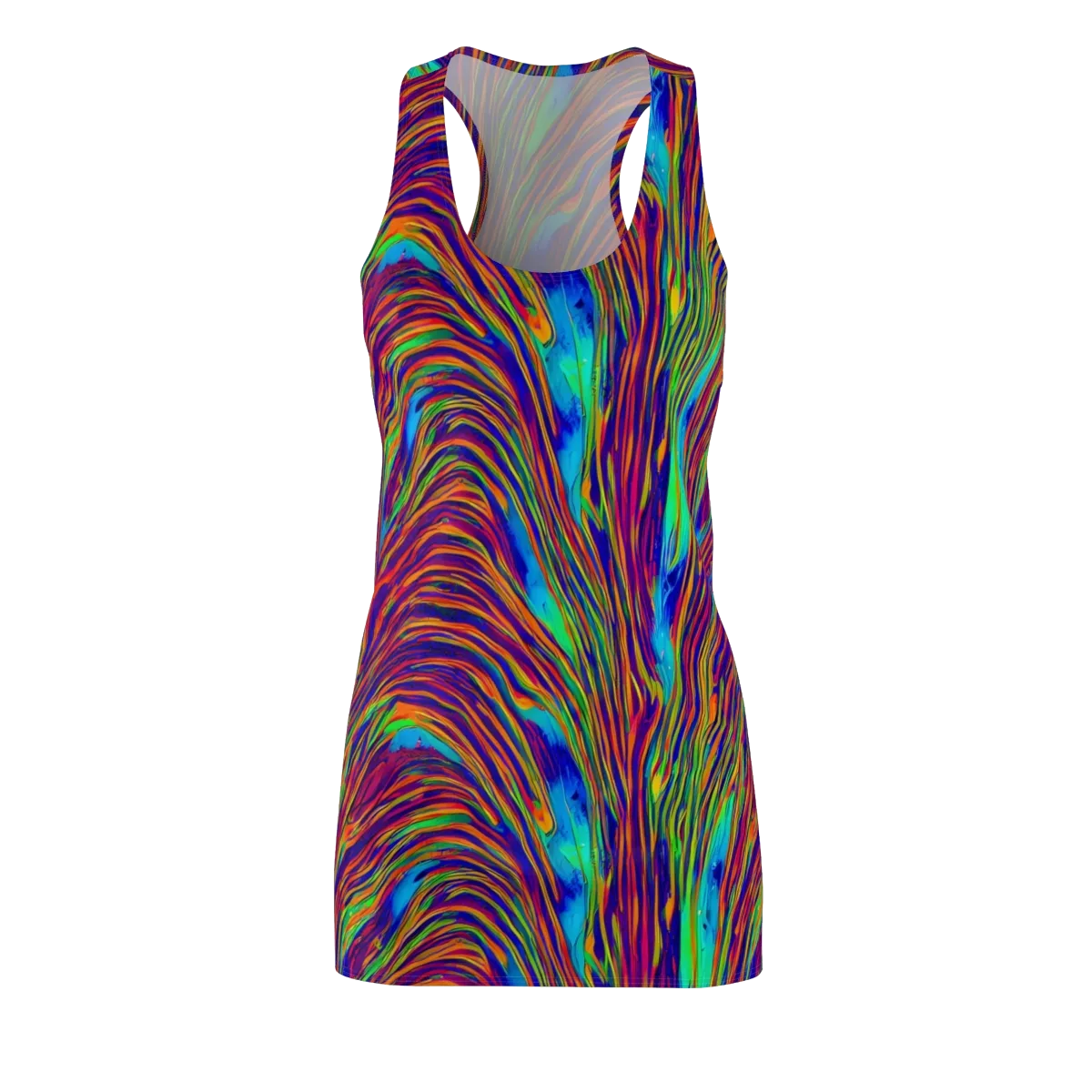 Lux Waves on Racerback Dress — Front
