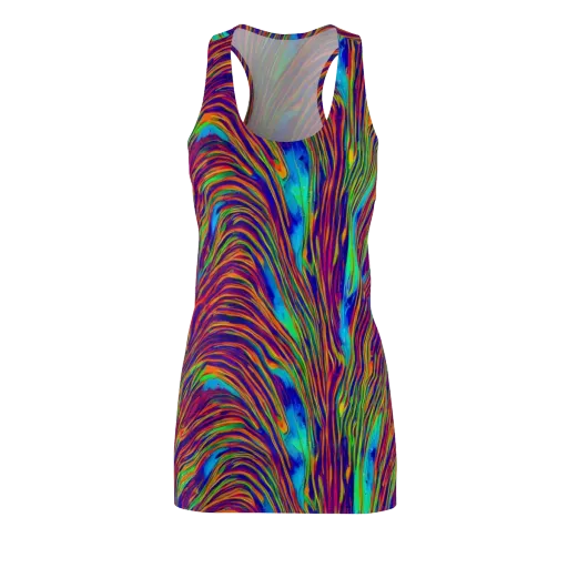 Lux Waves on a Racerback Dress