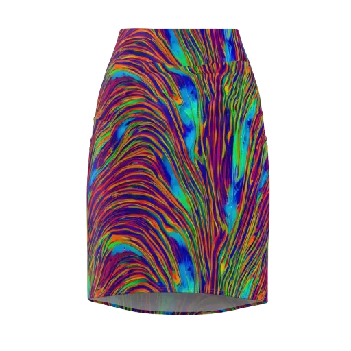 Lux Waves on a Pencil Skirt
