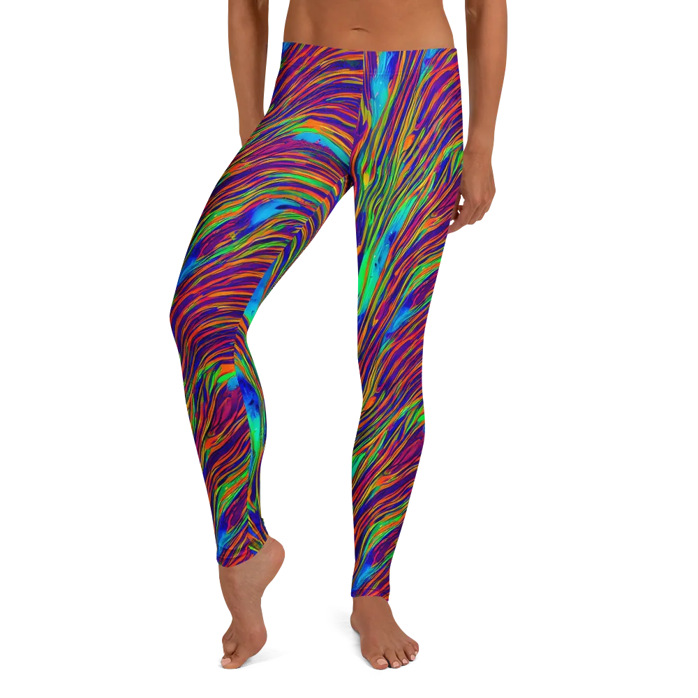 Lux Waves on Leggings — Front