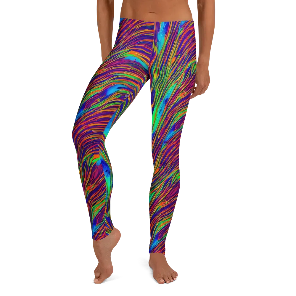 Lux Waves on Leggings — Front