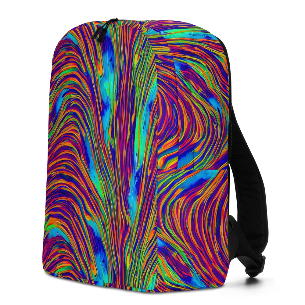 Lux Waves on Minimalist Backpack — Left