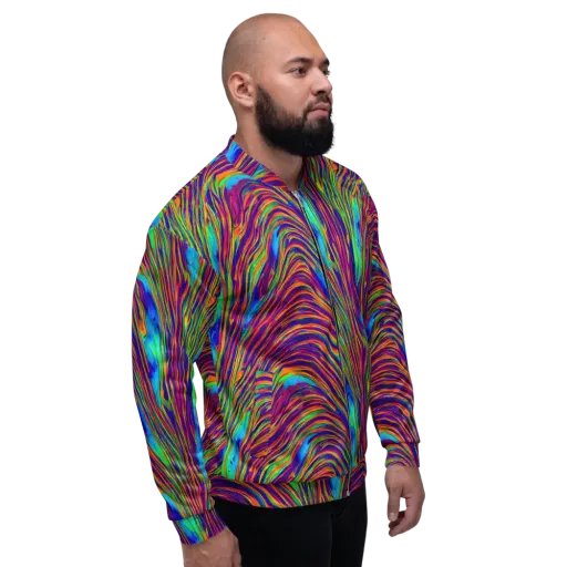 Lux Waves on a Bomber Jacket