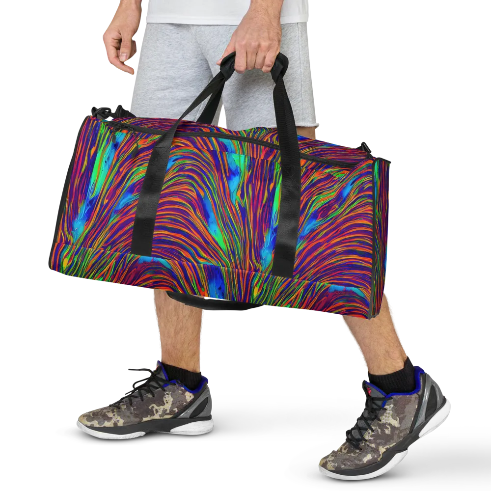 Lux Waves on Duffle Bag — Front