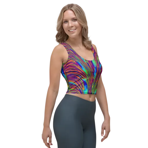 Lux Waves on a Crop Top