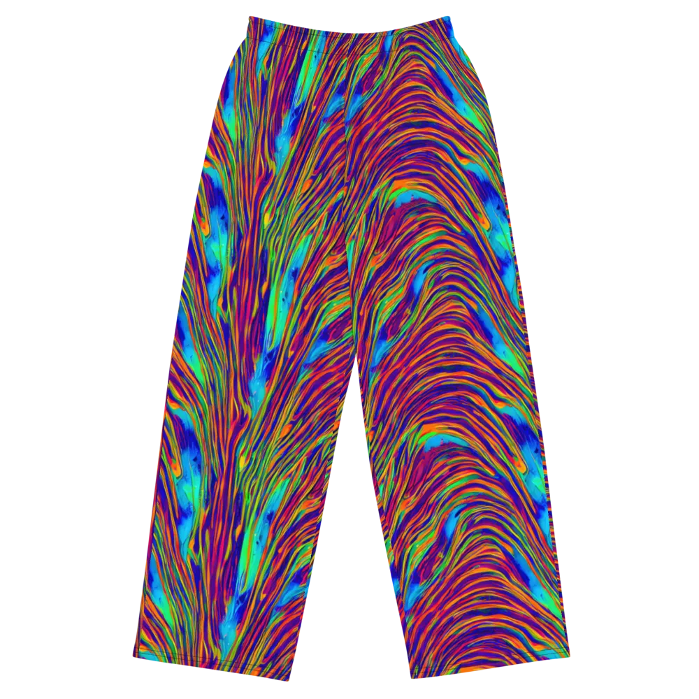 Lux Waves on Wide-Leg Pants — Front