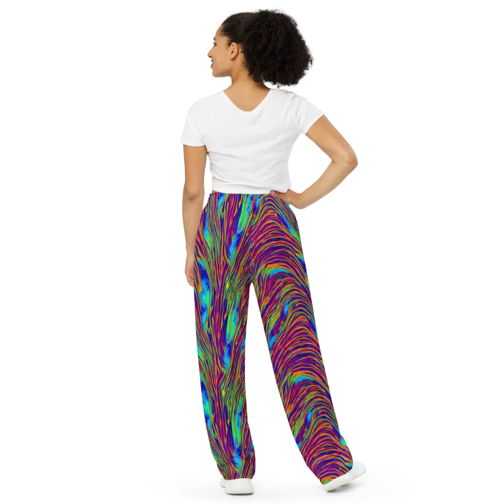 Lux Waves on Wide-Leg Pants — Back