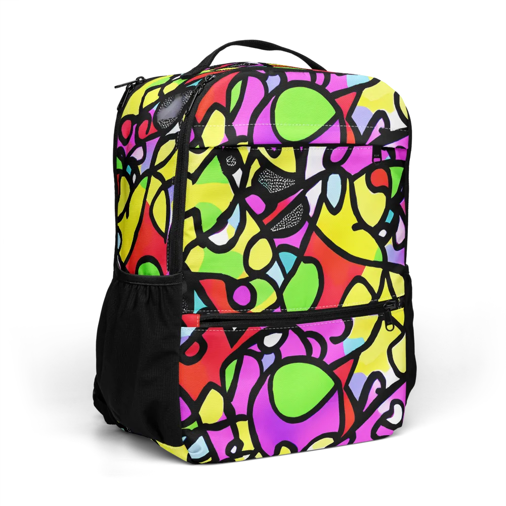 Vivid Serenade on Utility Backpack — Right Front