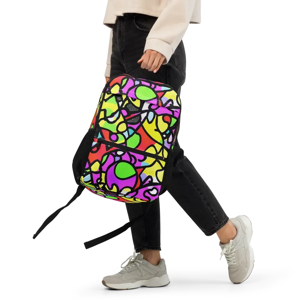 Vivid Serenade on Utility Backpack — Front