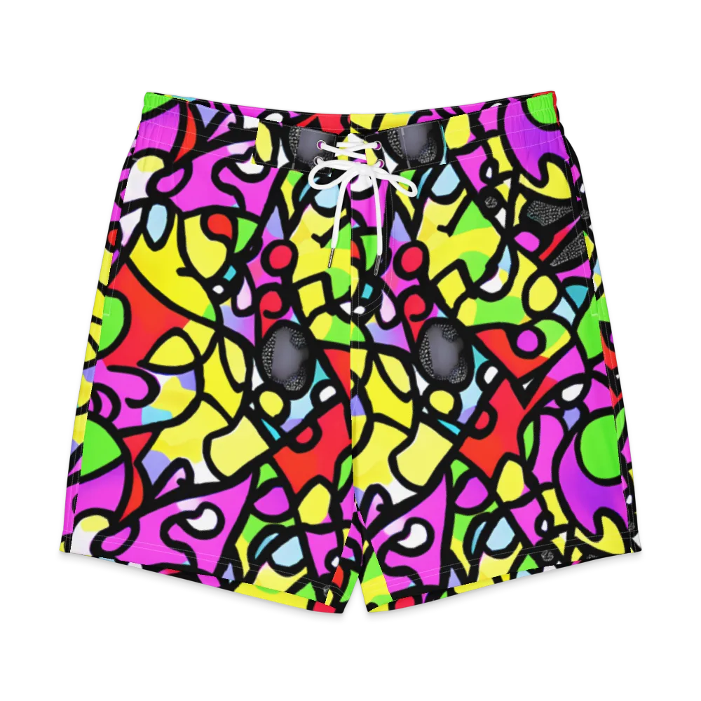 Vivid Serenade on Men's Board Shorts — Front