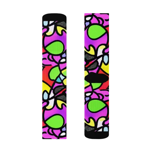 Vivid Serenade on a Socks