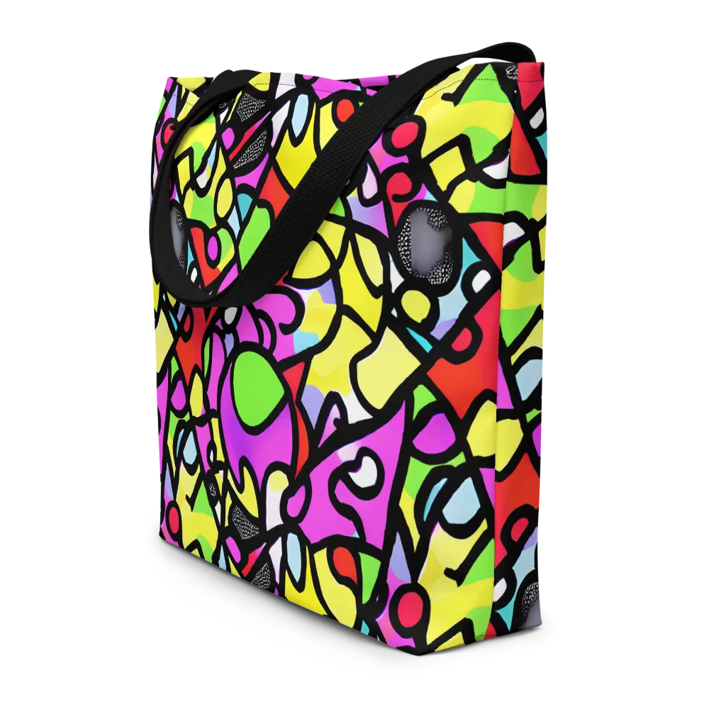 Vivid Serenade on Large Tote Bag W/ Pocket — Front