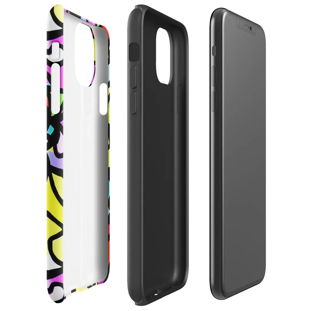 Vivid Serenade on Tough Case for iPhone® — Right