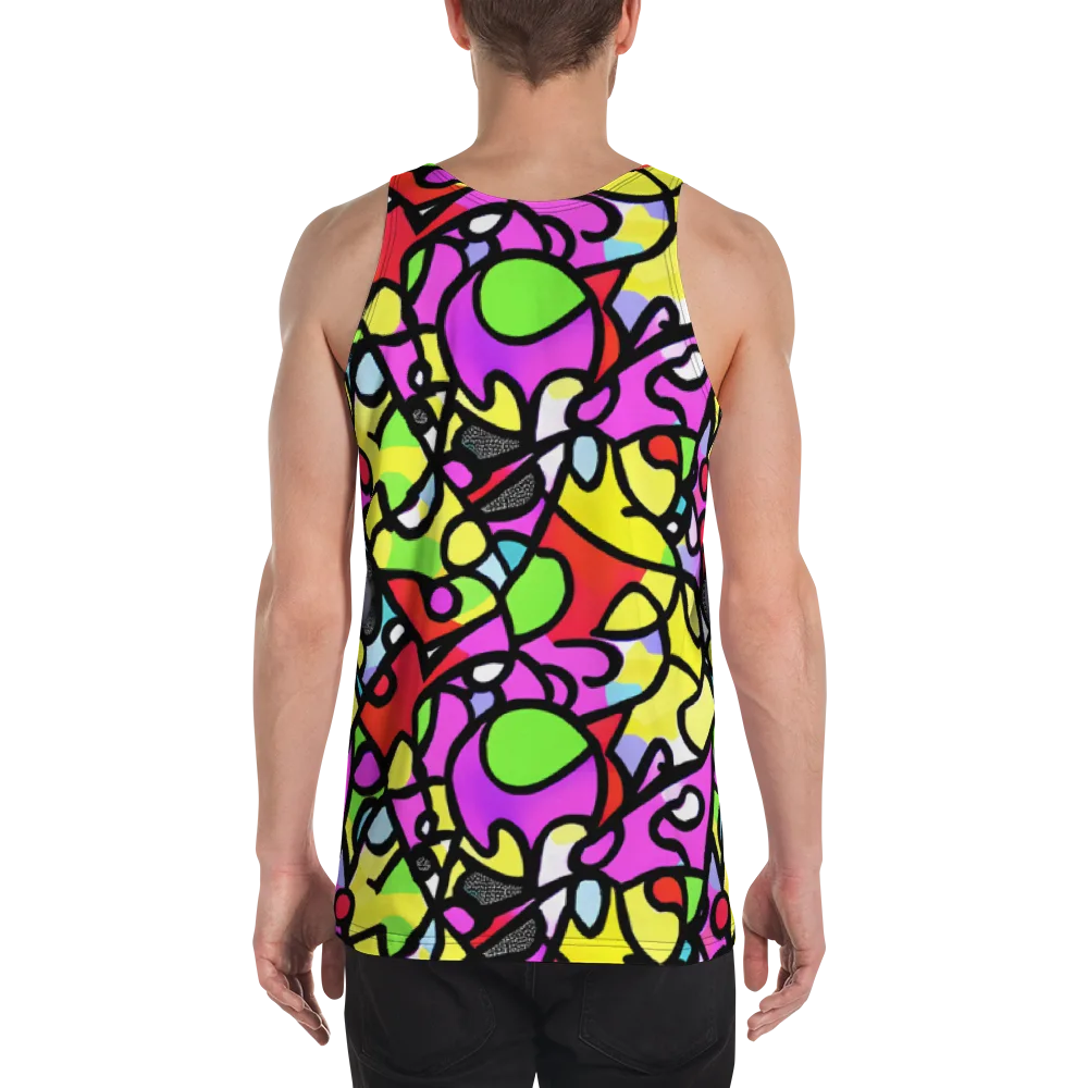 Vivid Serenade on Men's Tank Top — Back