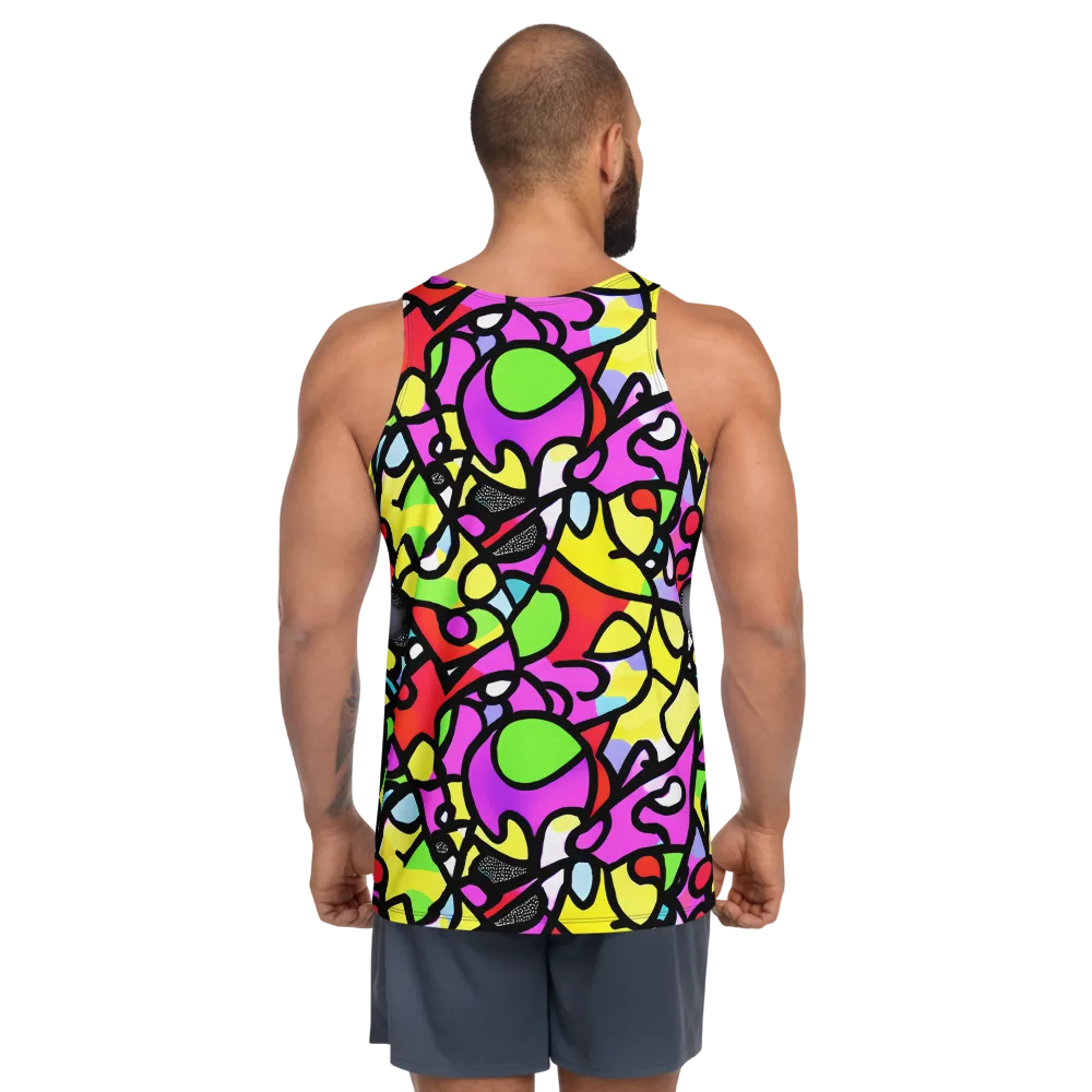 Vivid Serenade on Men's Tank Top — Back