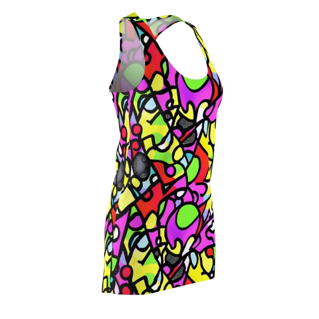 Vivid Serenade on Racerback Dress — Front Side