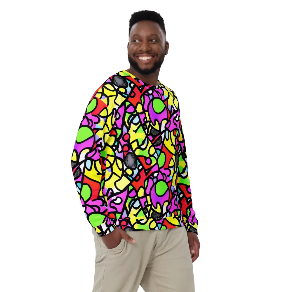 Vivid Serenade on Sweatshirt — Front