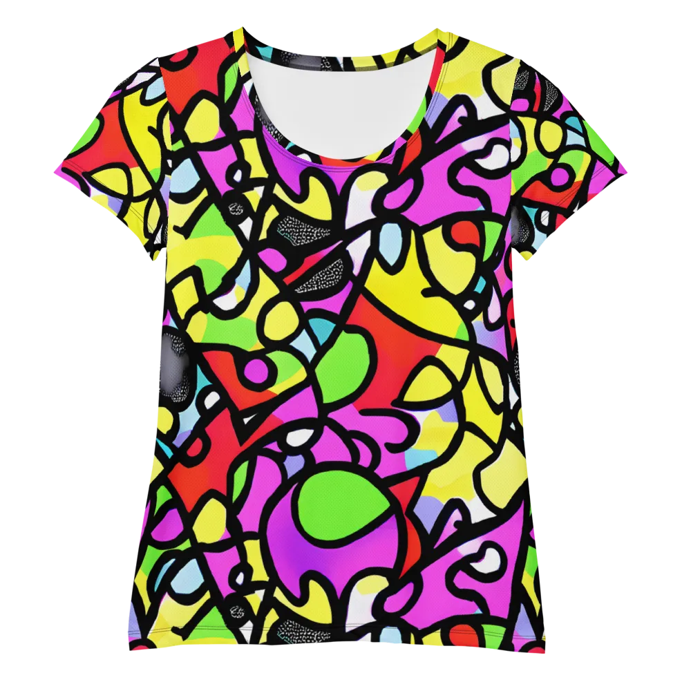 Vivid Serenade on Women's Athletic T-Shirt — Front