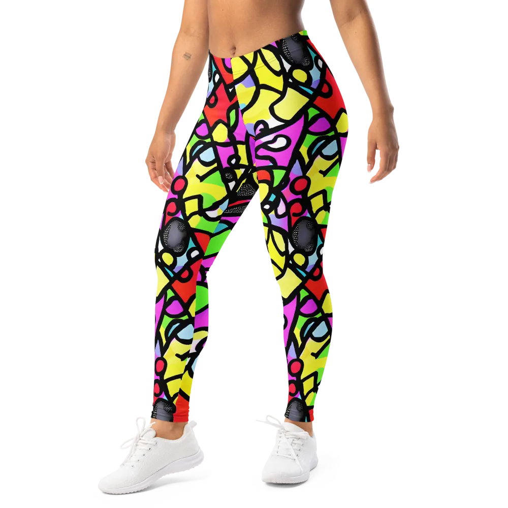 Vivid Serenade on Leggings — Left Front