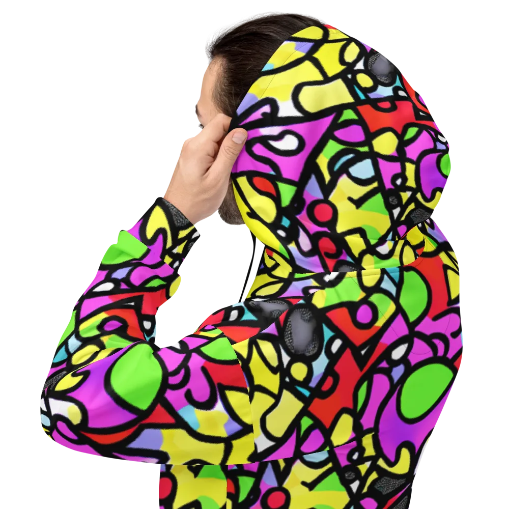 Vivid Serenade on Hoodie — Back