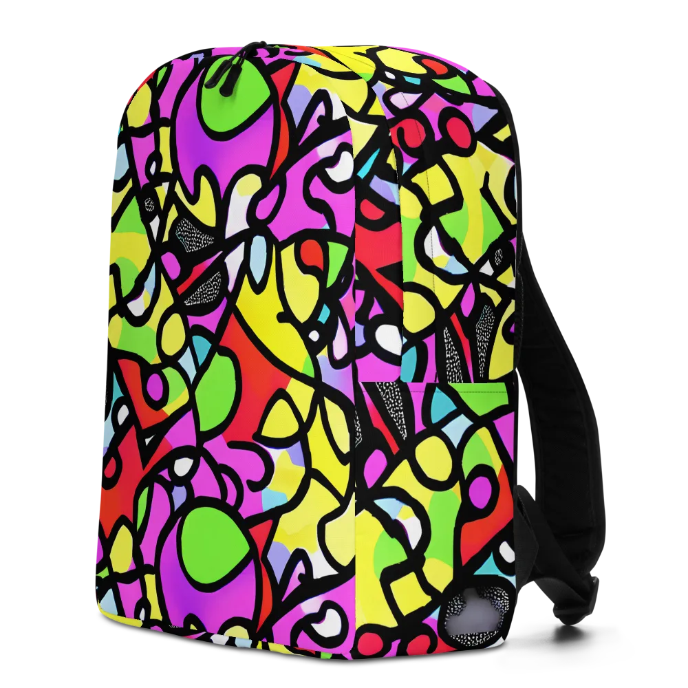 Vivid Serenade on Minimalist Backpack — Left