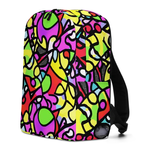 Vivid Serenade on a Minimalist Backpack