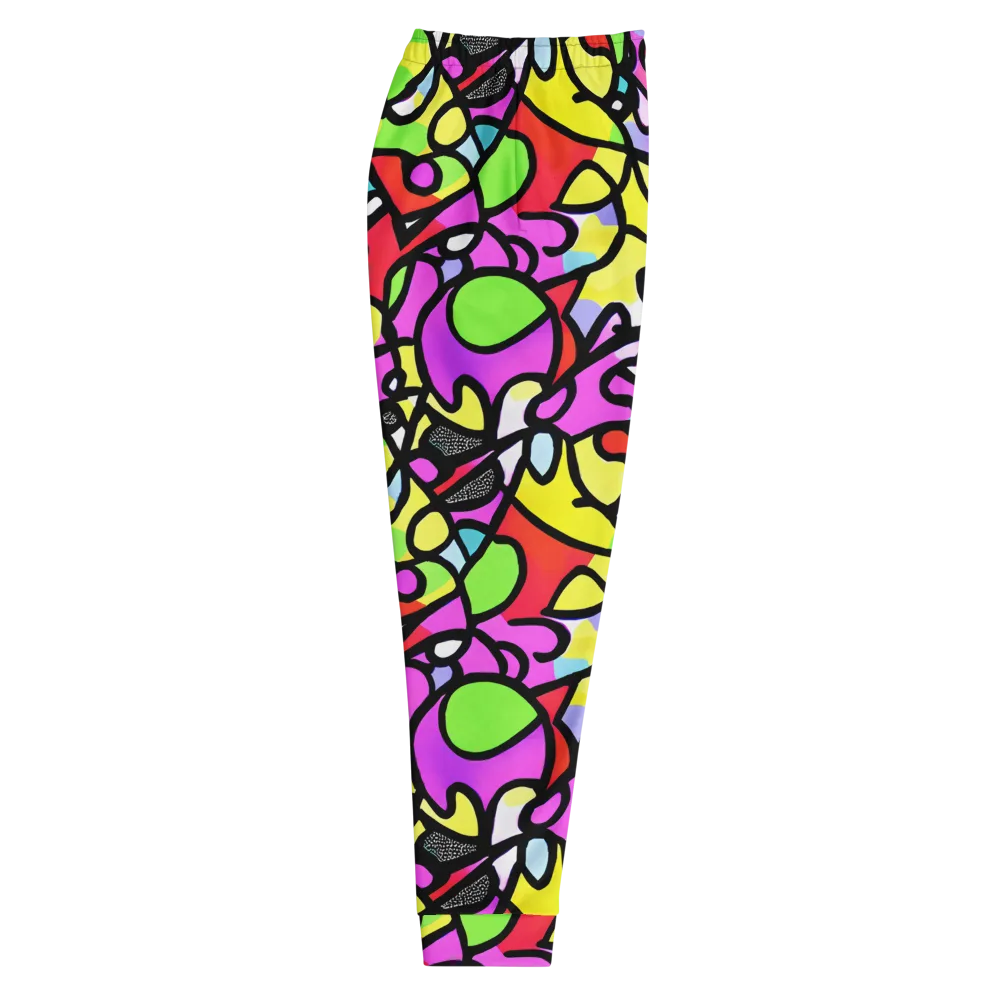 Vivid Serenade on Men's Joggers — Right