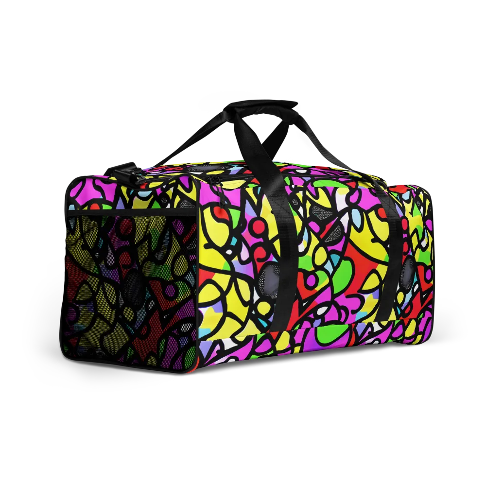 Vivid Serenade on Duffle Bag — Right Front