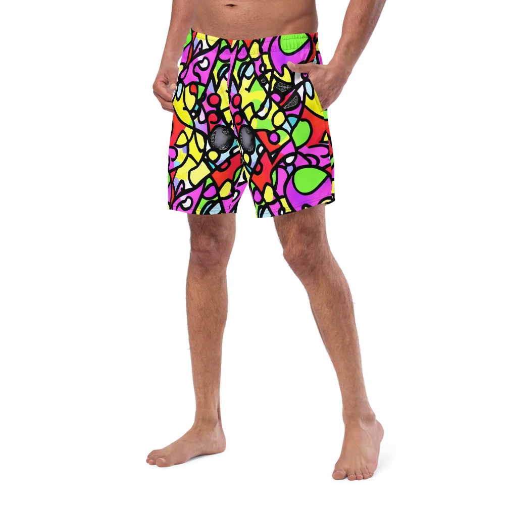 Vivid Serenade on Swim Trunks — Left Front