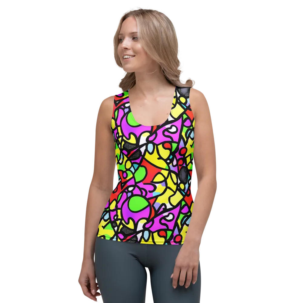Vivid Serenade on Women's Tank Top — Front